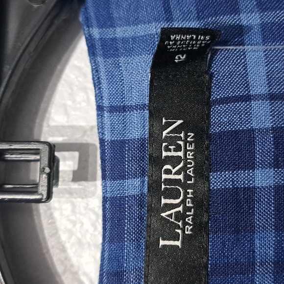 Lauren Ralph Lauren Plaid Tissue Linen Romper - Picture 6 of 14
